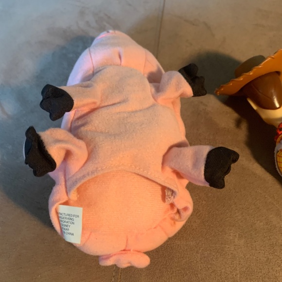 Pre-owned Vintage 1995 Burger King Toy Story Puppet Toys - Rex, Buddy and Ham - Picture 6 of 17